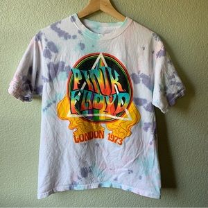 Pink Floyd London 1973 Retro Graphic T-shirt Men Adult Medium Tie Dye